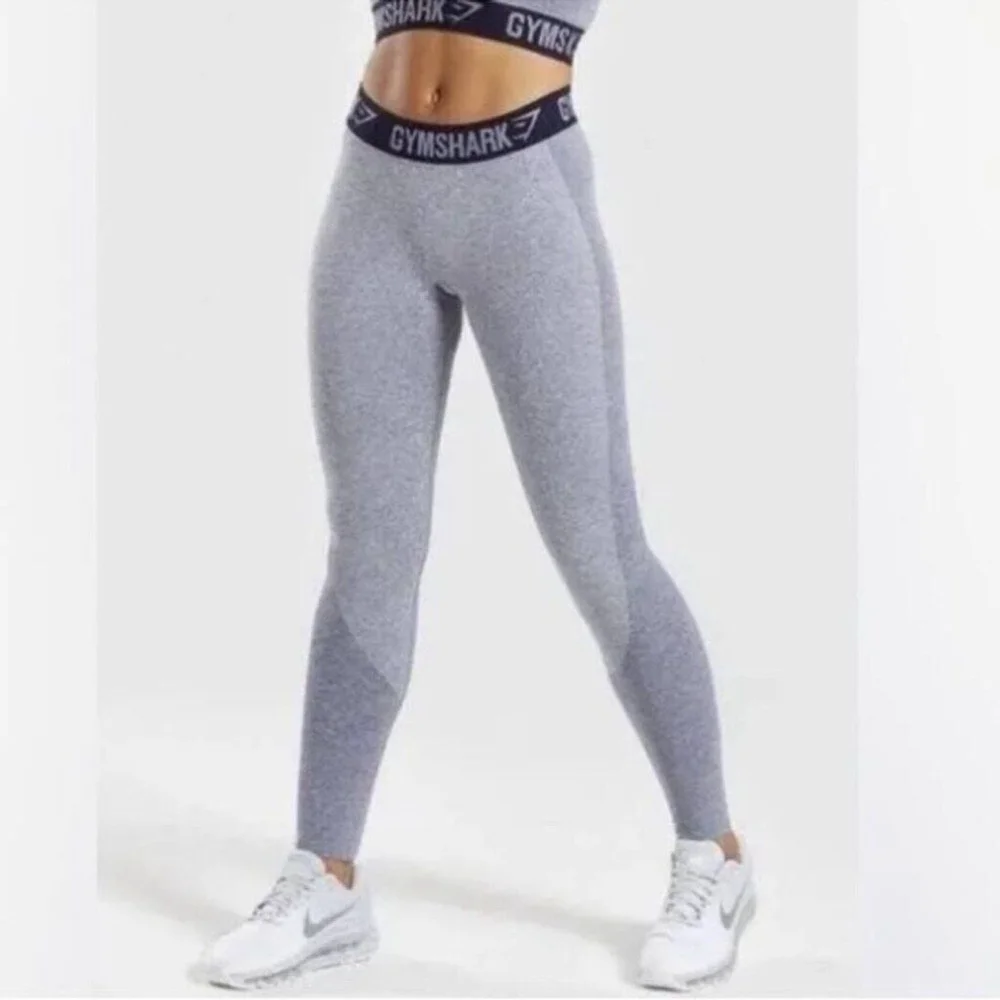 Gymshark flex legging‎ steel blue midnight navy size small